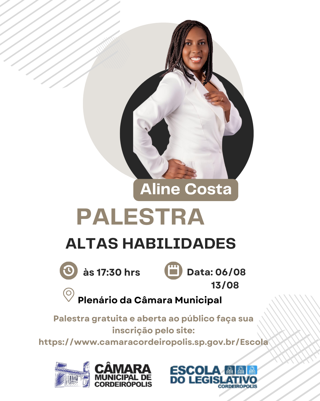 Escola do Legislativo promove palestra sobre Altas Habilidades
