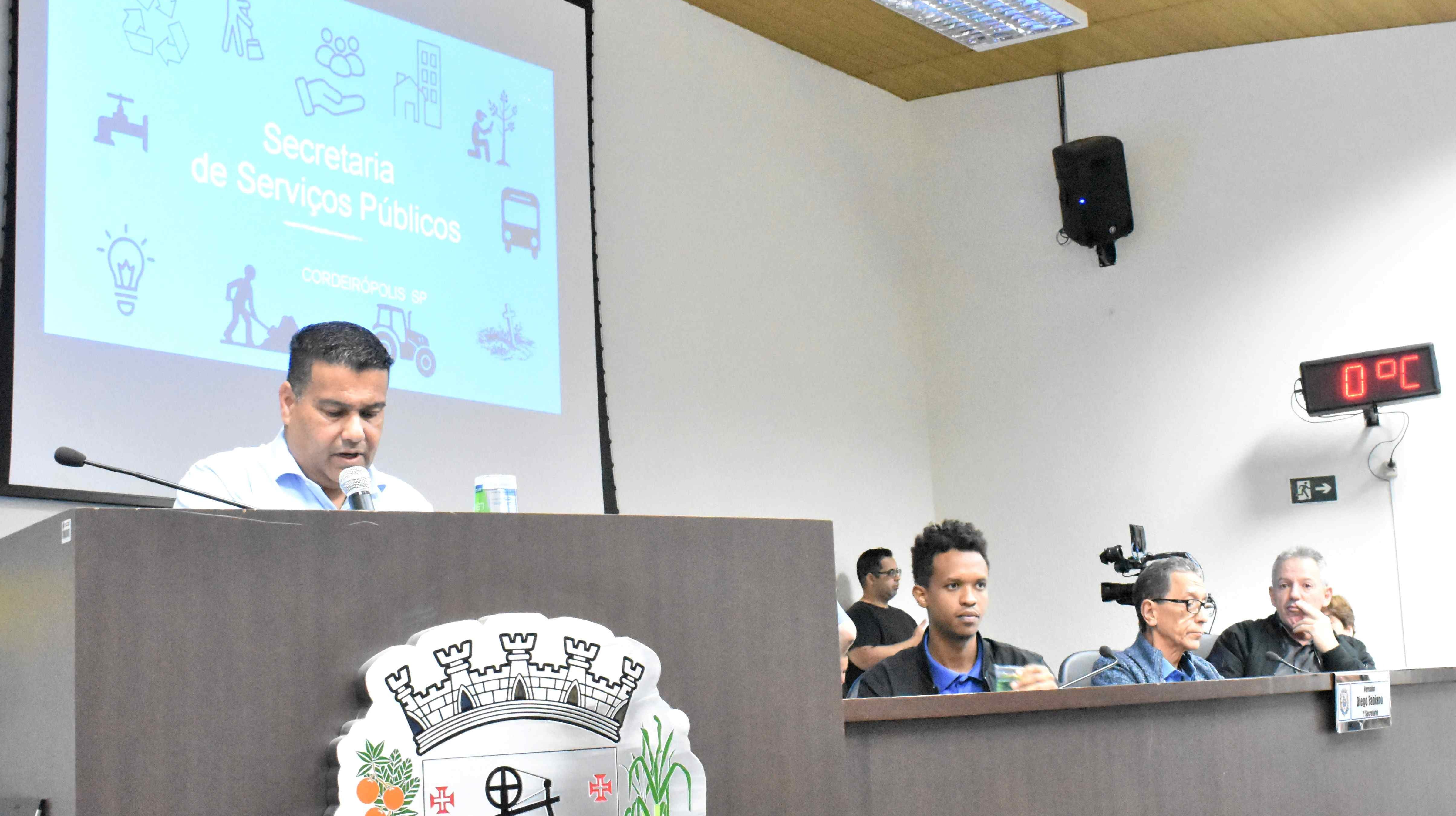 Imagem do destaque: Serviços Públicos foi o tema abordado na Tribuna Livre na 21ª sessão de 2023