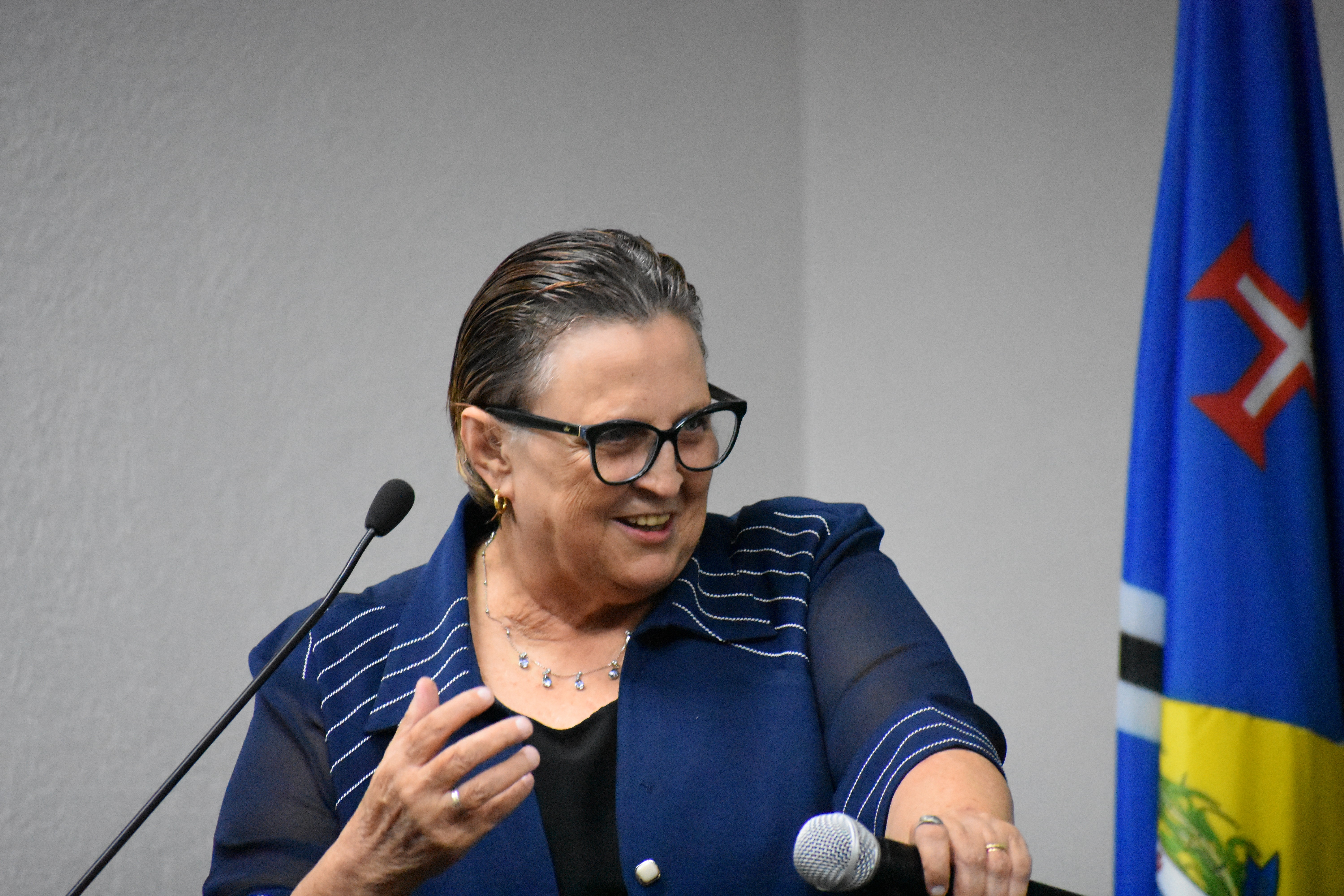 Imagem da notícia: Diretora do SAAE usa Tribuna Livre para explanar sobre a ETA velha