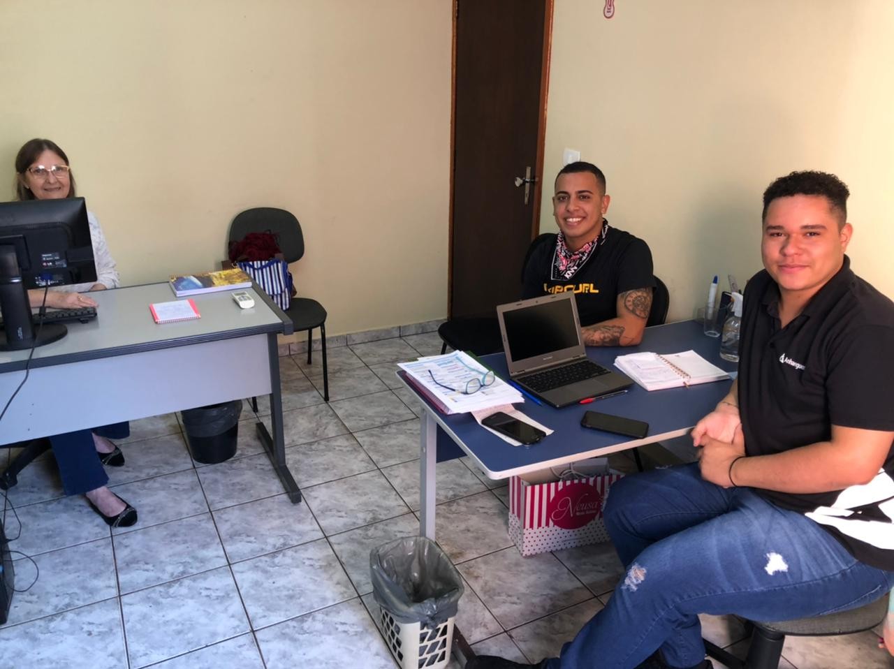 Imagem da notícia: Vereador Dhavid visita o departamento da faculdade