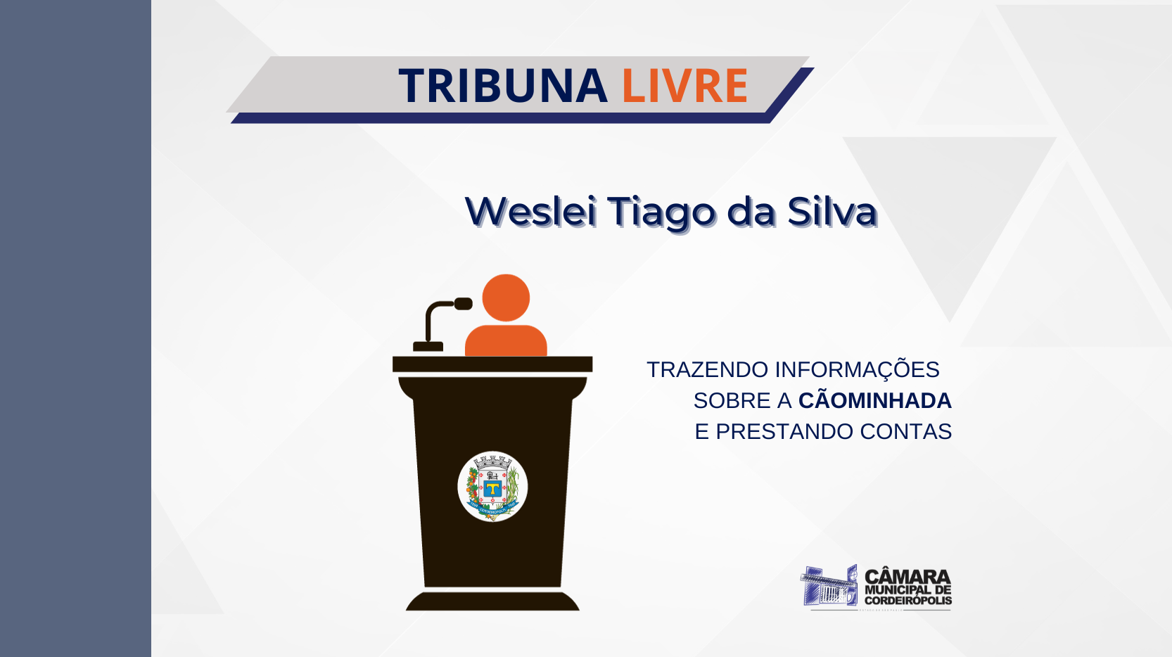 Imagem da notícia: Tribuna Livre da 40ª Sessão de 2023