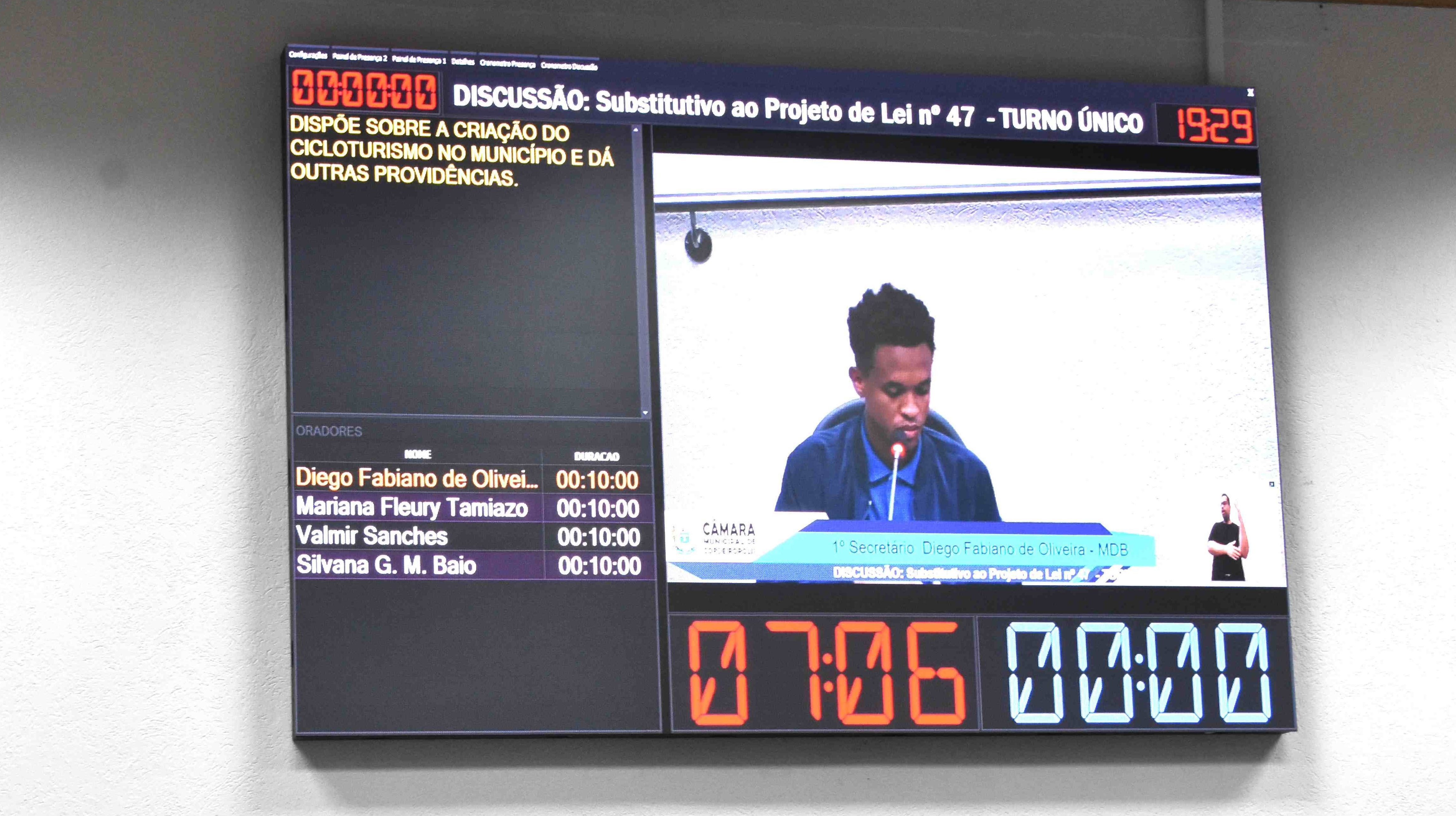 Imagem da notícia: Aprovado Projeto que cria Cicloturismo no Município de Cordeirópolis