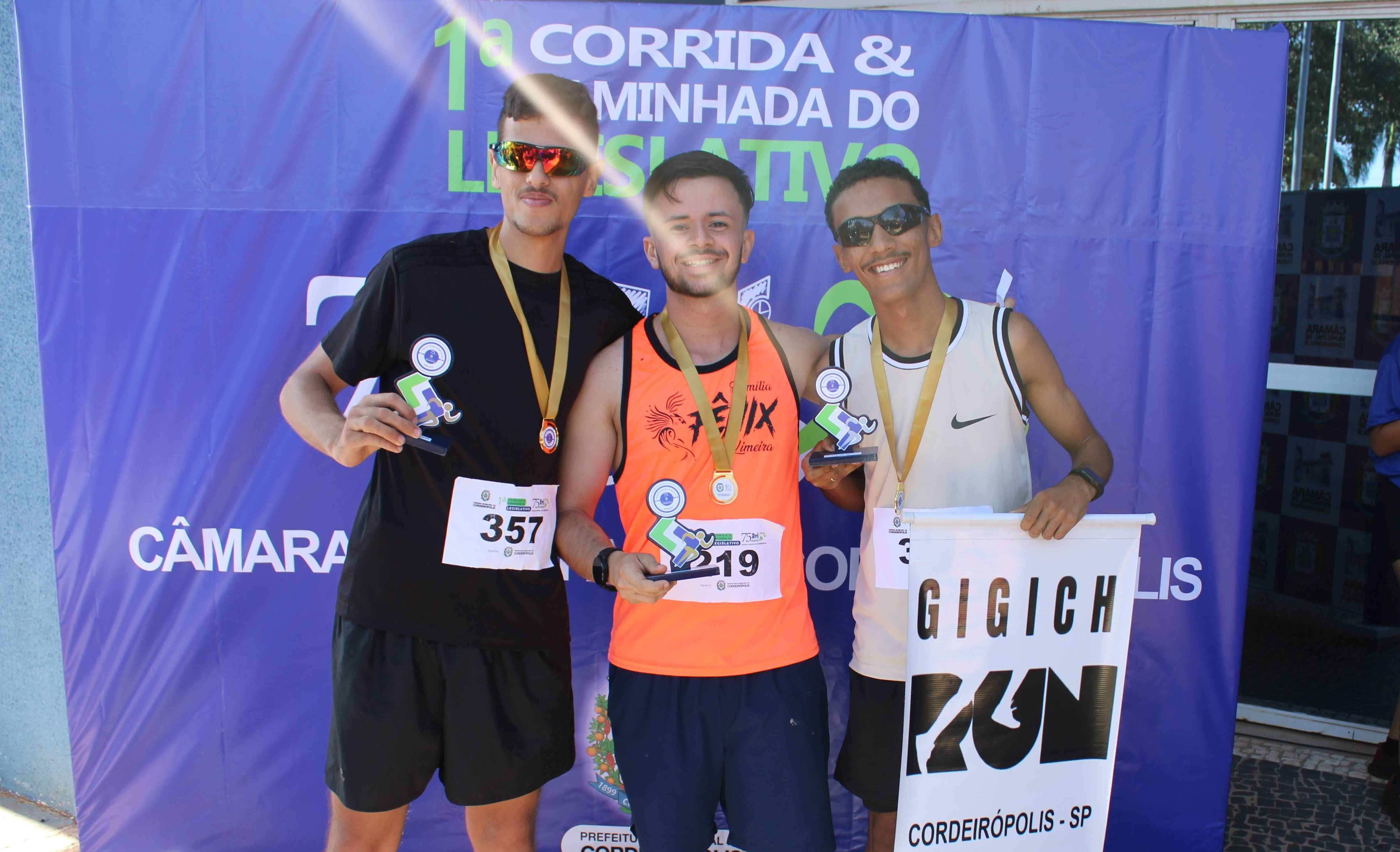 Imagem da notícia: Conheça os VENCEDORES da 1ª Corrida & Caminhada do Legislativo de Cordeirópolis