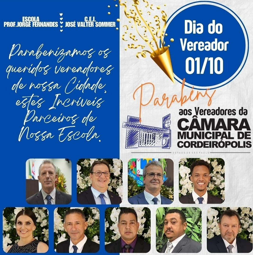 Imagem da notícia: Escola Jorge Fernandes presta homenagem aos vereadores pelo Dia do Vereador