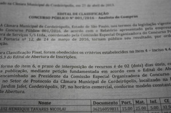 Imagem da notícia: Sai classificação de concurso