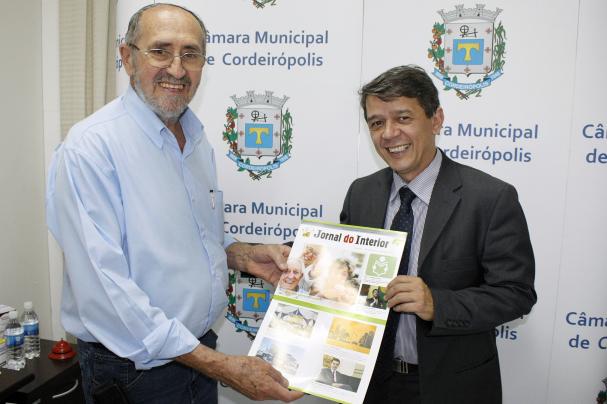 Imagem da notícia: Diretor da UVESP visita o Legislativo de Cordeirópolis